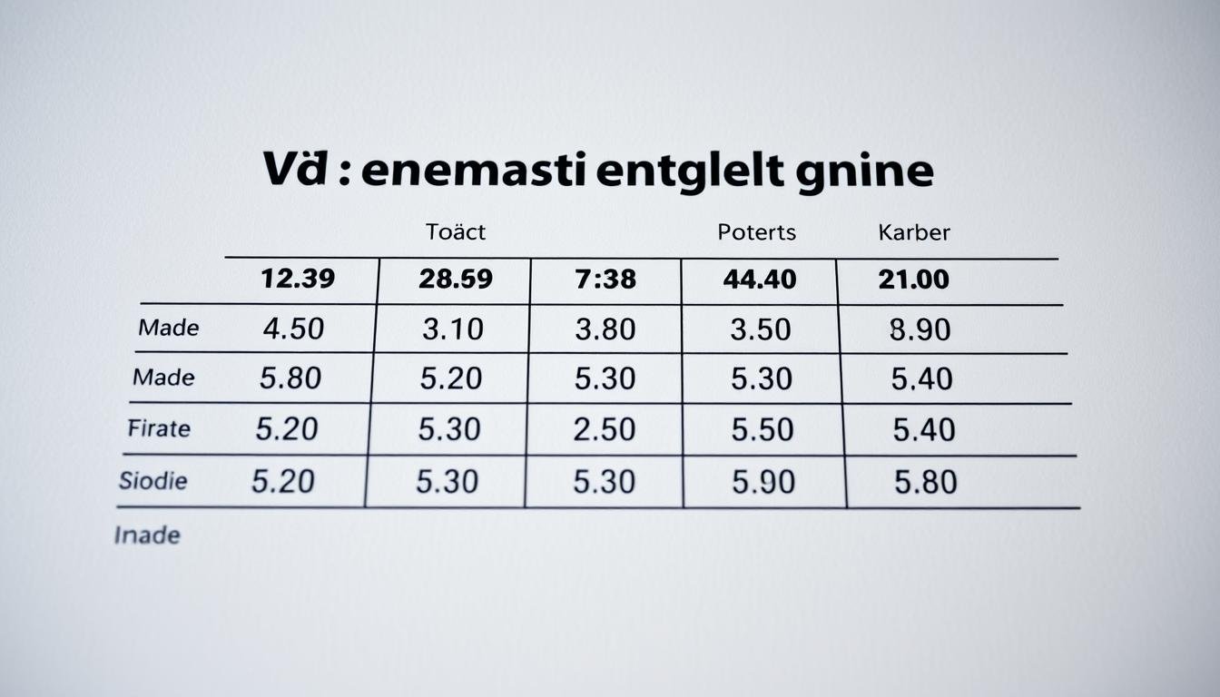 Entgeltgruppen Vergleich TVöD