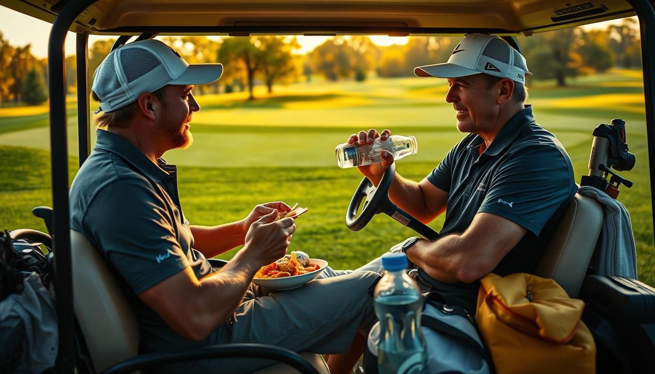 Golfernährung und Hydration