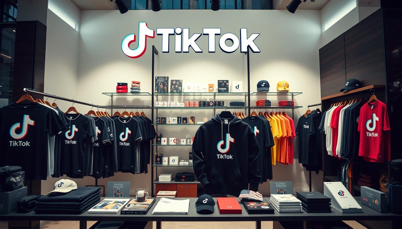 TikTok Shop Integration Merchandise Verkauf